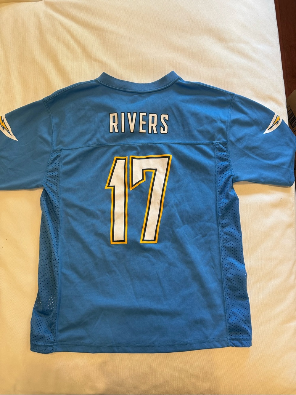 Philip Rivers #17 San Diego Chargers Jersey, NFL Team Apparel, Youth L (14/16)